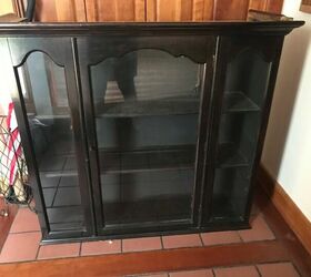 how can i repurpose the top of a china cabinet