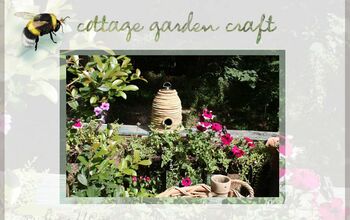  Faça um espeto de Clay Bee para um jardim em estilo de casa de campo