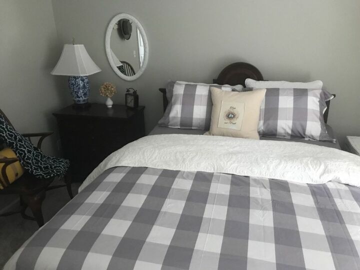 guest room goes farmhouse
