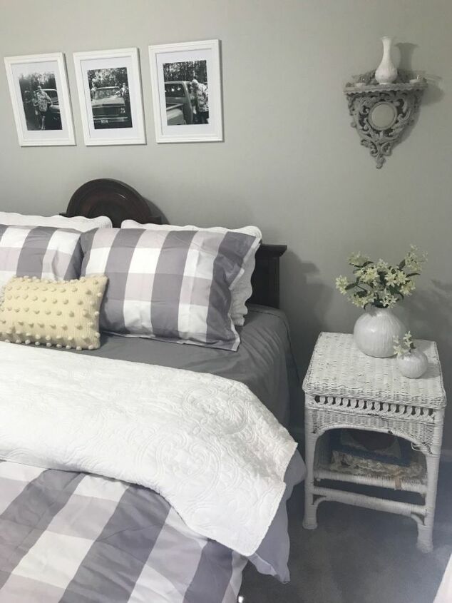 guest room goes farmhouse, Painted Vases