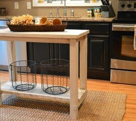 15 diy wood projects you can start today, Build A Kitchen Island