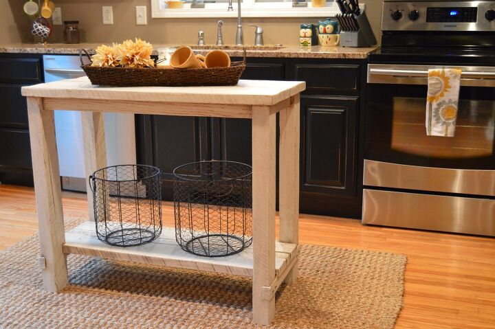 15 diy wood projects you can start today, Build A Kitchen Island