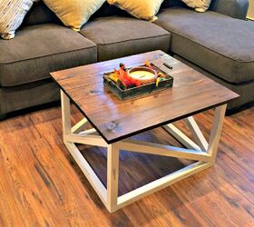 15 diy wood projects you can start today, Make A Coffee Table To Suit