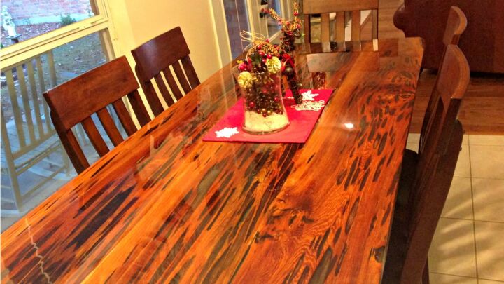 15 projetos de madeira diy que voc pode comear hoje, Como fazer uma mesa de jantar de madeira reciclada