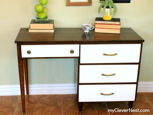 13 mid century furniture makeovers to thrill your inner vintage lover, Mid century Modern Desk
