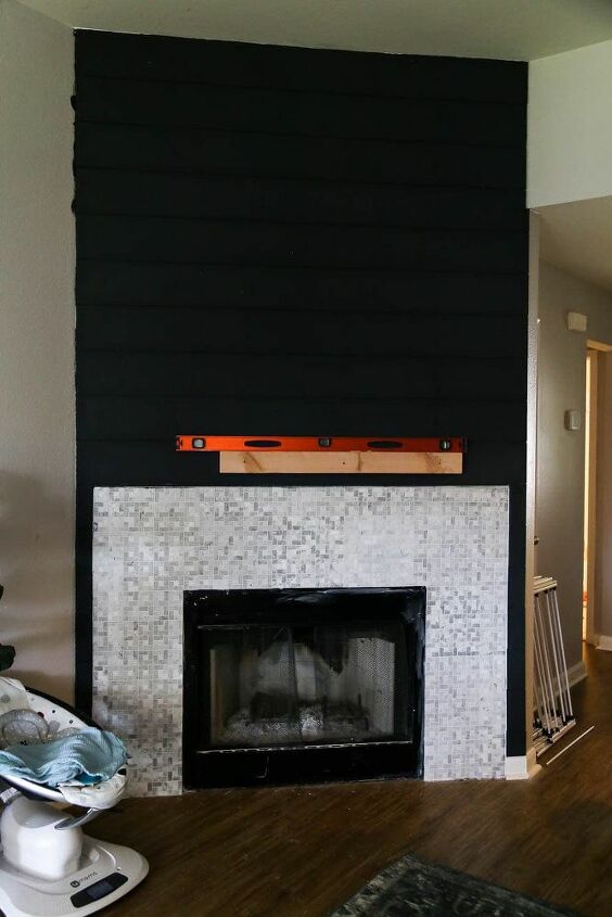 easy diy fireplace mantel