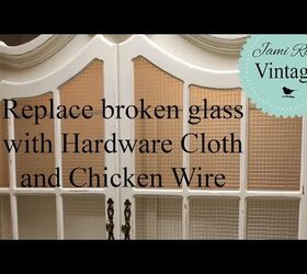 How To Cover Glass In China Cabinet Doors Hometalk