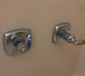 q replace at shower faucet handle