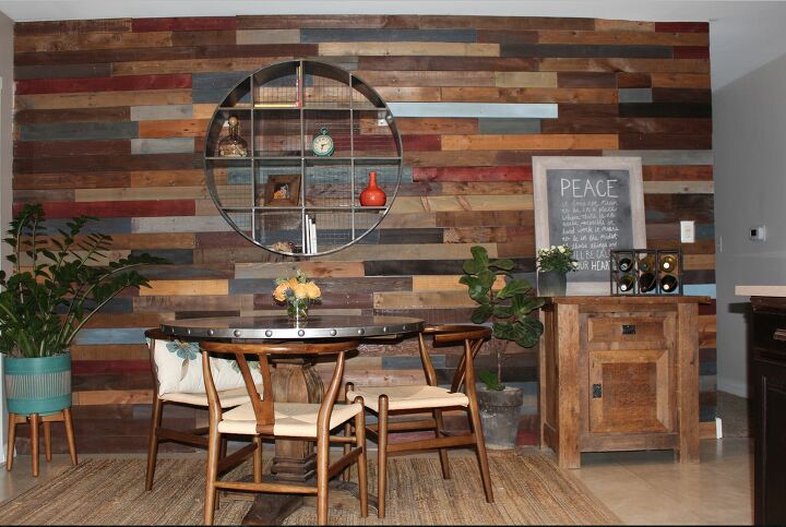 11 gorgeous twists on the classic planked wall look, Perfect Pallet Planked Wall Embrace the Reclaimed Retro Look
