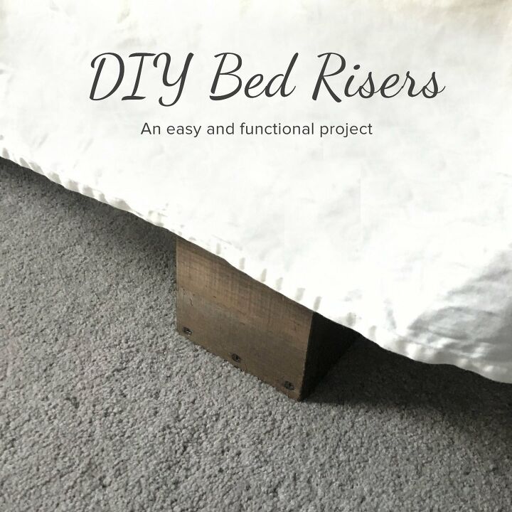 13 proyectos de marcos de cama de bricolaje con resultados magnficos, Marco de la cama DIY para crear almacenamiento debajo de la cama