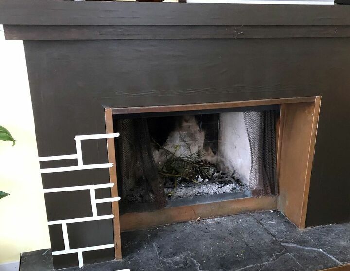 fireplace faux stone