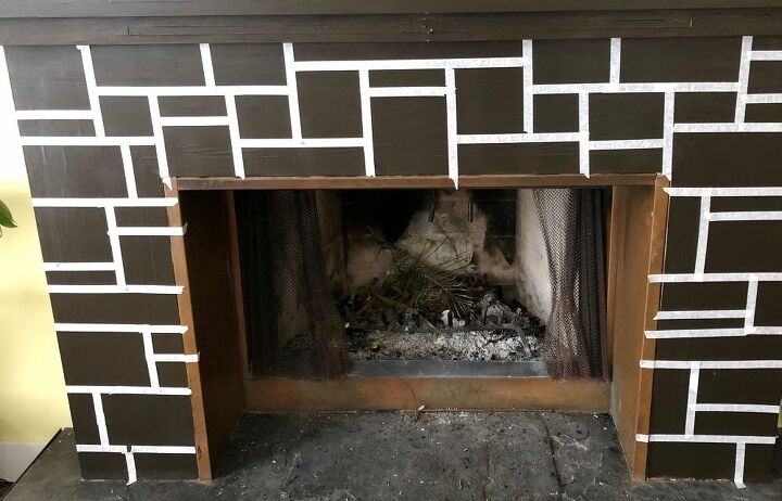 fireplace faux stone
