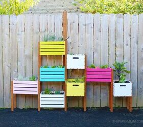 How To Build A Rainbow Vertical Garden Diy Hometalk