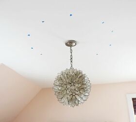 how to create a statement ceiling using mandala stencils