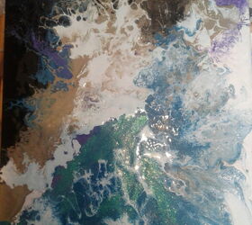 Can Fiberglass Resin be used in acrylic pour painting Hometalk