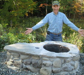 11 fantastic fire pit ideas to heat up your yard, A Fire Pit Fit for a Feast