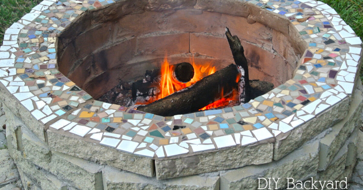 11 Fantastic Fire Pit Designs Tips And, Mosaic Tile Fire Pit Table