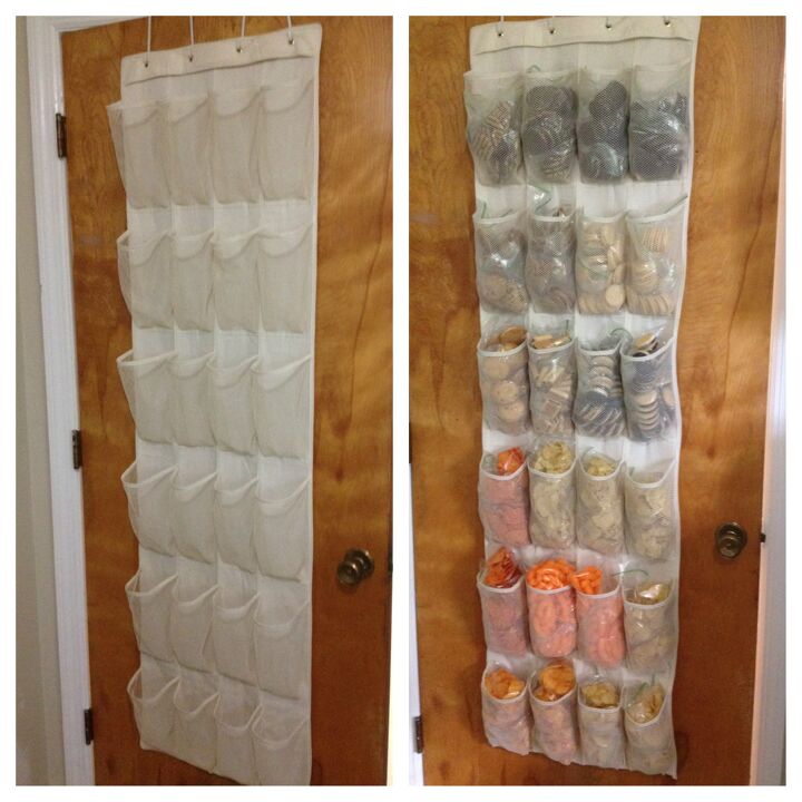 14 brilliant pantry organization ideas for every type of home, Make Snack Holders for Hanging