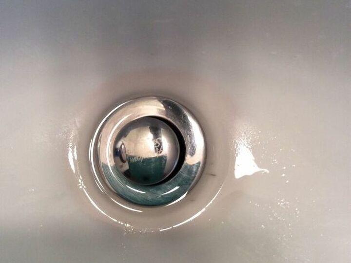 q how do i get this stain out of my sink