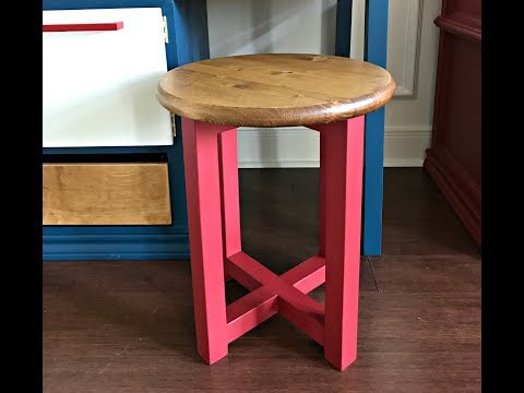 build this simple 20 stool or side table