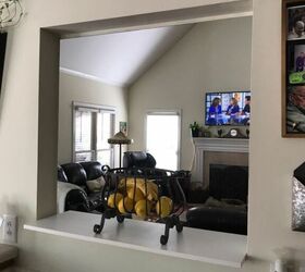 what to do with this opening between my kitchen and family room