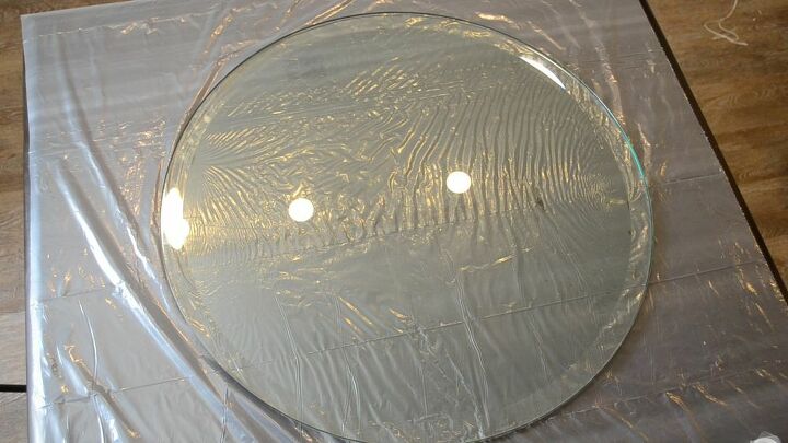 make an antique mirror clock with only 20