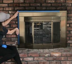 How to Paint a German Schmear Fireplace Makeover DIY | Hometalk