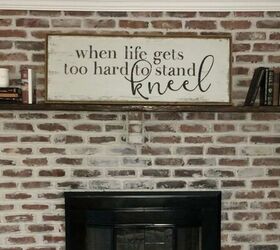 How To Paint A German Schmear Fireplace Makeover Diy Hometalk