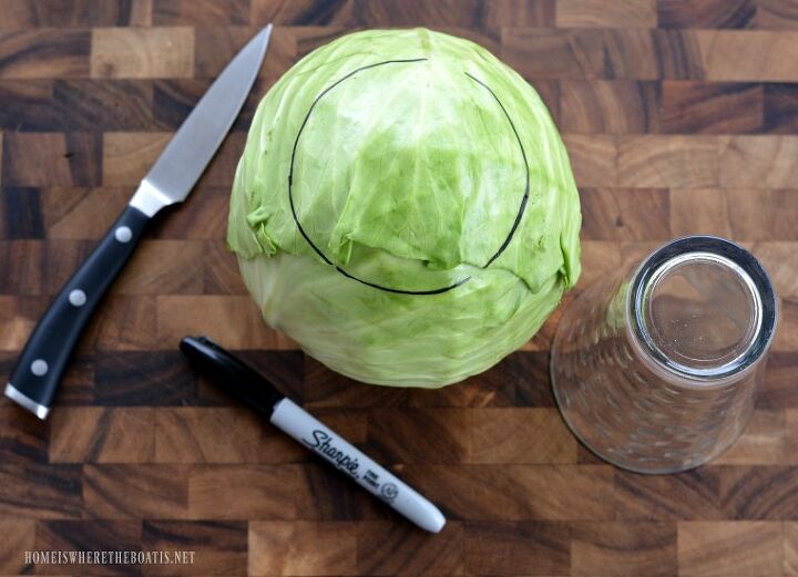 create a blooming cabbage for st patrick s day