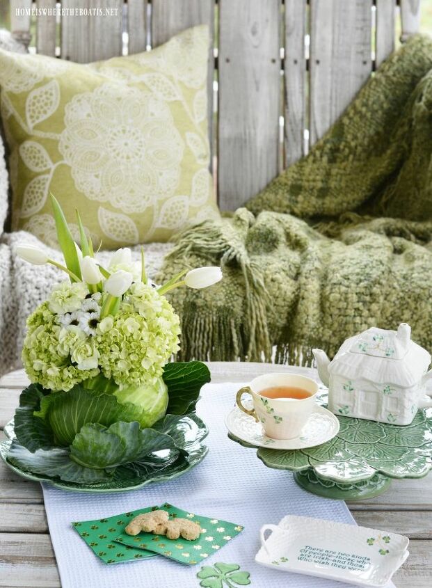create a blooming cabbage for st patrick s day