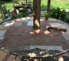 20 of the best diy patio furniture projects, Building a New Patio Table from an Old One