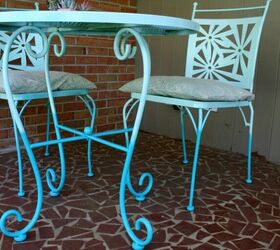 20 of the best diy patio furniture projects, Ombre Paint Styles Create Calming Coastal Vibes for Your Back Yard