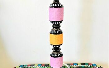 How to Create a Whimsical Look Lamp Stand With Easy Paint Pen Makeover