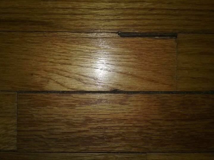 q how do i fill spaces between the wood in my hardwood floors