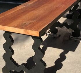 How to get even finish on a faded & gouged sanded table? | Hometalk