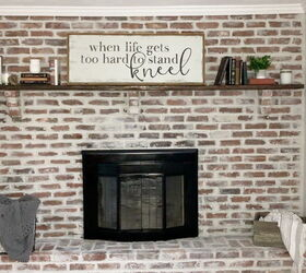 faux finishes thatll take your fireplace to the next level, German Schmear fakes a distressed look