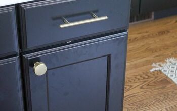 A DIY Solution to Clean Black Kitchen Cabinets