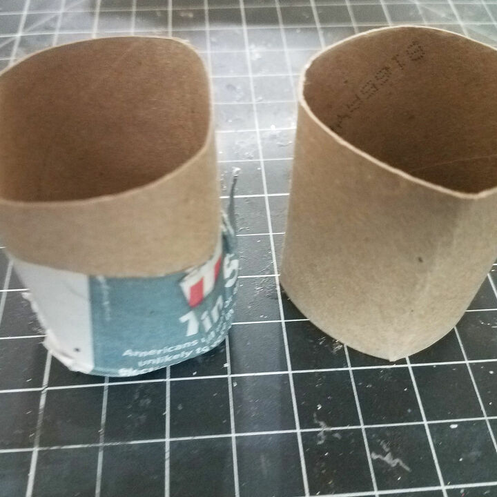 paper tube seed starters with laminated markers