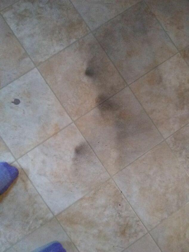 Remove Spray Paint From A Tile Floor, How To Remove Residue From Ceramic Tile Floor