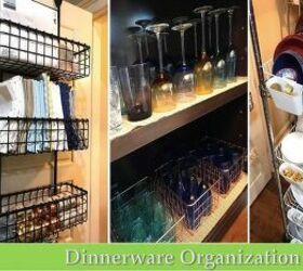 dinnerware organization