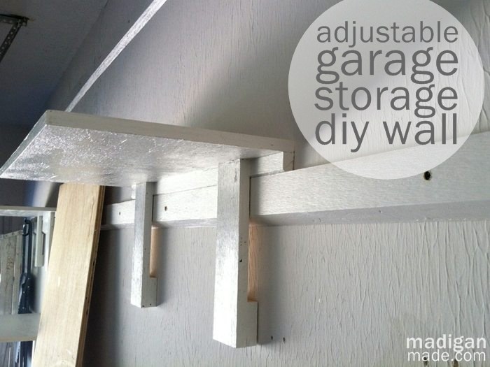 11 of the best diy garage storage ideas for your home, Adjustable DIY Garage Storage