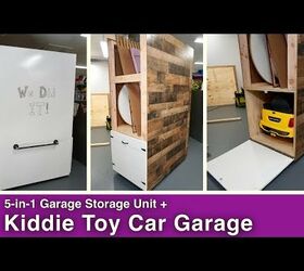 11 of the best diy garage storage ideas for your home, Ingenious 5 in 1 Garage Storage Unit