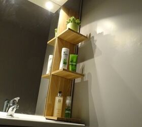 12 terrific diy floating shelves to give your walls a lift, Brilliant Bathroom Floating Shelves
