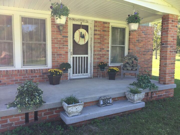 q front porch plants