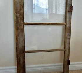 an easy way to upcycle an old window into art