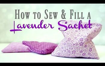 Cómo coser y rellenar una bolsita de lavanda