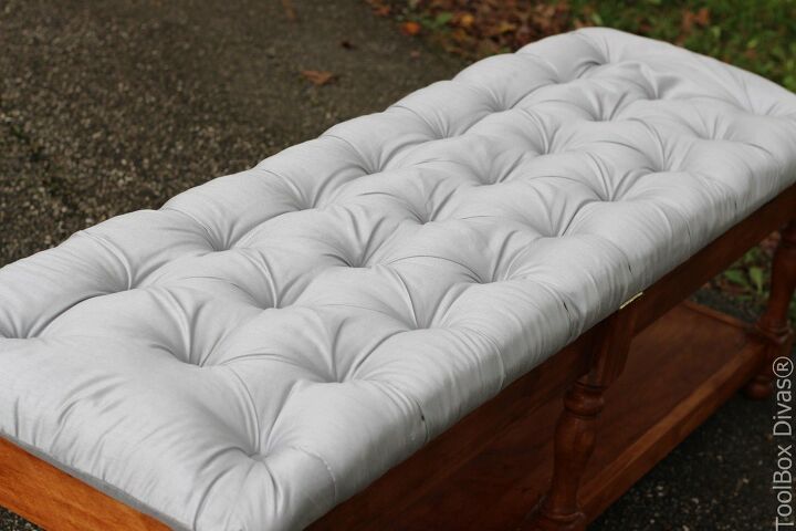 s tufted headboard ideas, How to Make a Tufted Headboard Without Sewing