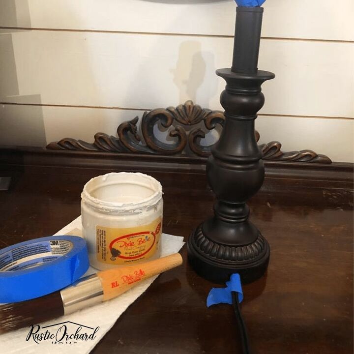 learn how to paint a lamp