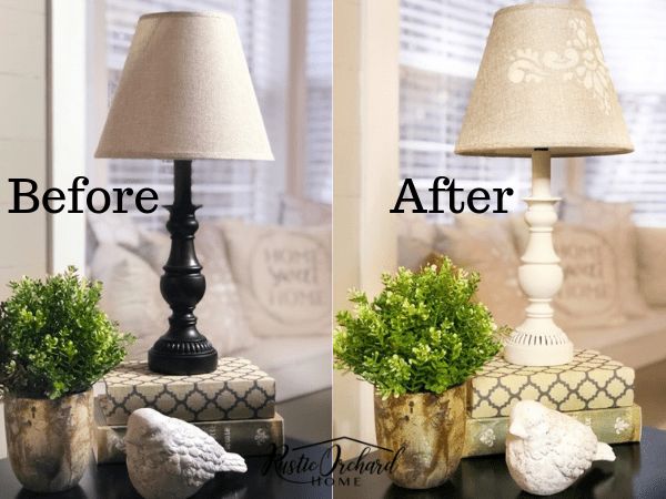 learn how to paint a lamp shade