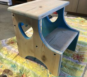 kitchen stool update
